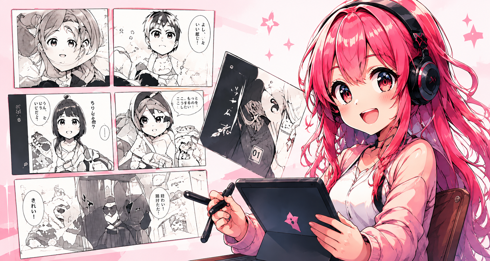 同人作品を探しているユーザー向けのバナーイメージ
